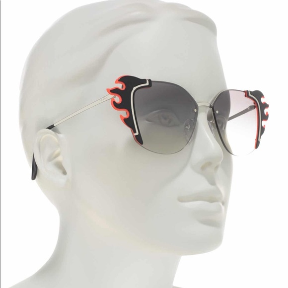 PRADA 64mm cat eye sunglasses - Picture 3 of 11
